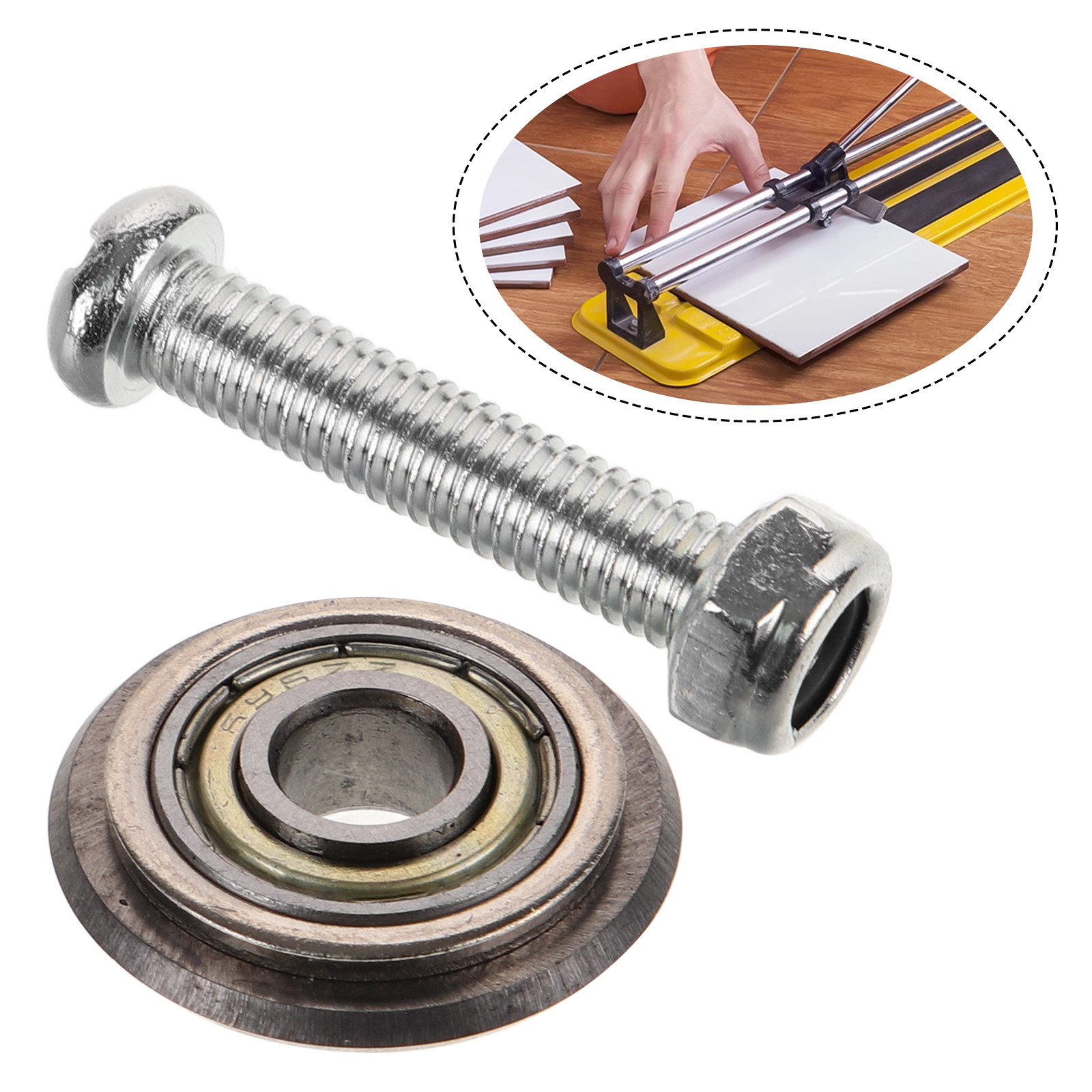 Tile Cutter Scoring - 1Set Manual Tile Cutter Bearing Wheel