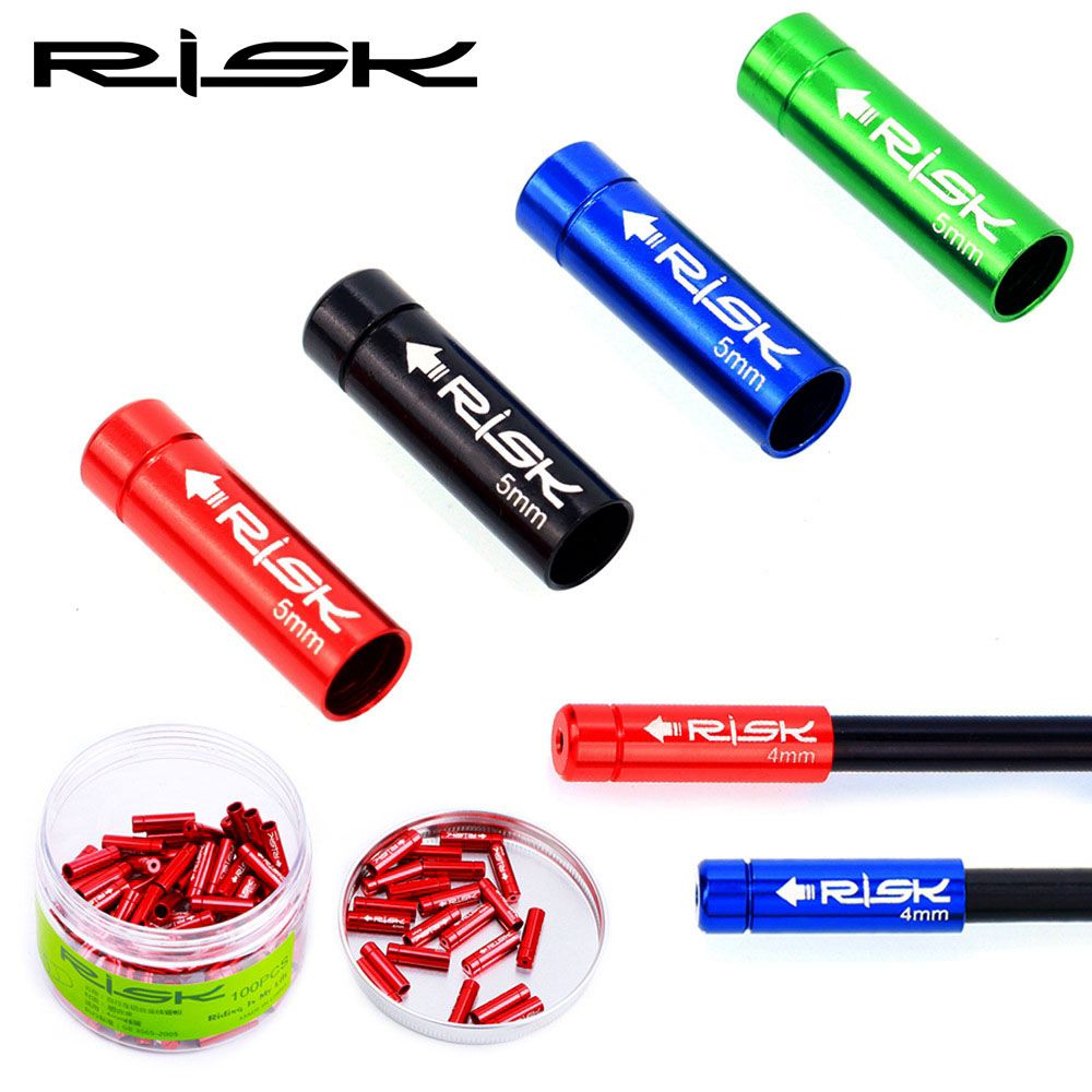 Wire Connector Cap - 10pcs Bike Bicycle Aluminum Alloy 4mm
