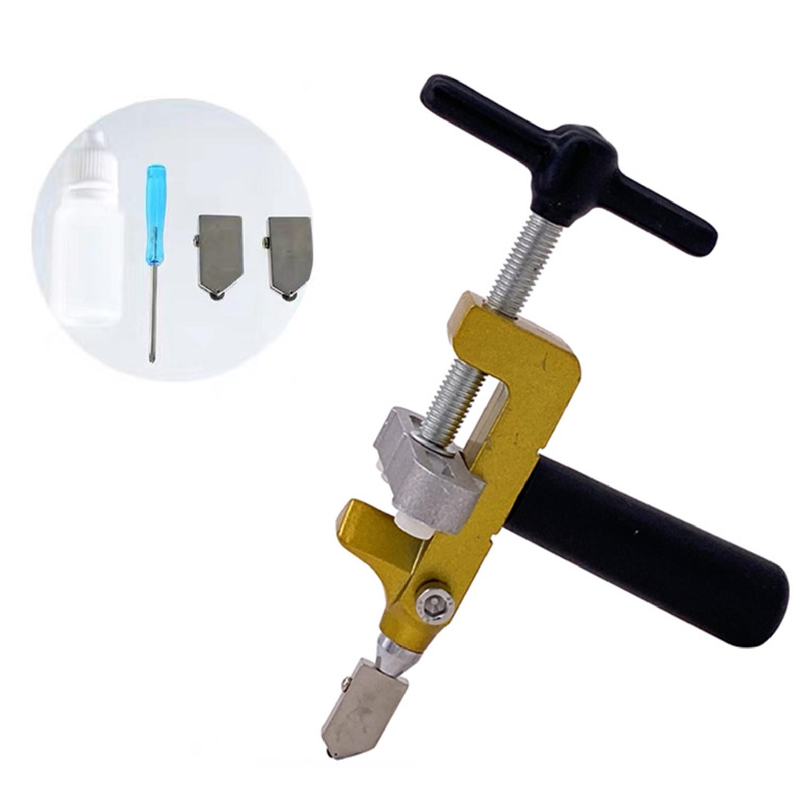 Tile Cutter Scoring - 2 in 1 Manual Glass Tile