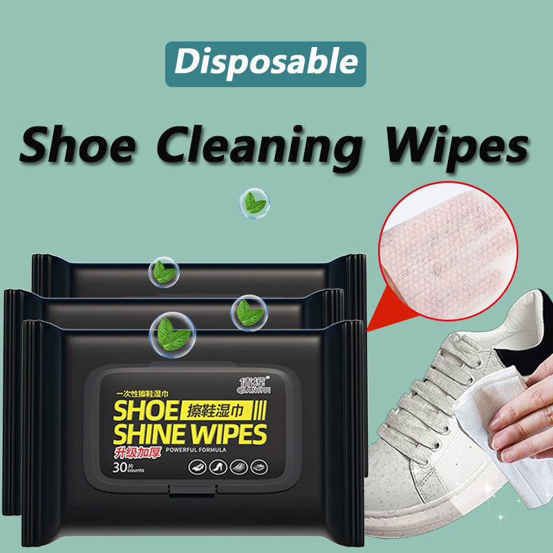 Home Improvement Help - Disposable Shoe Cleaning Wipes Portable Express