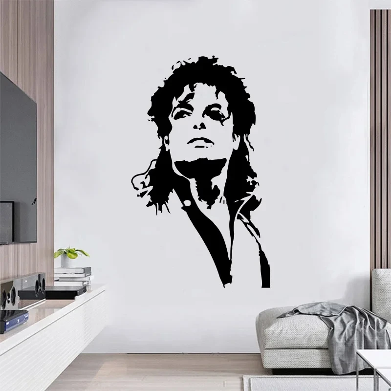 Vinyl Floor Plank - Vinyl MJ Music singer Wall Sticker
