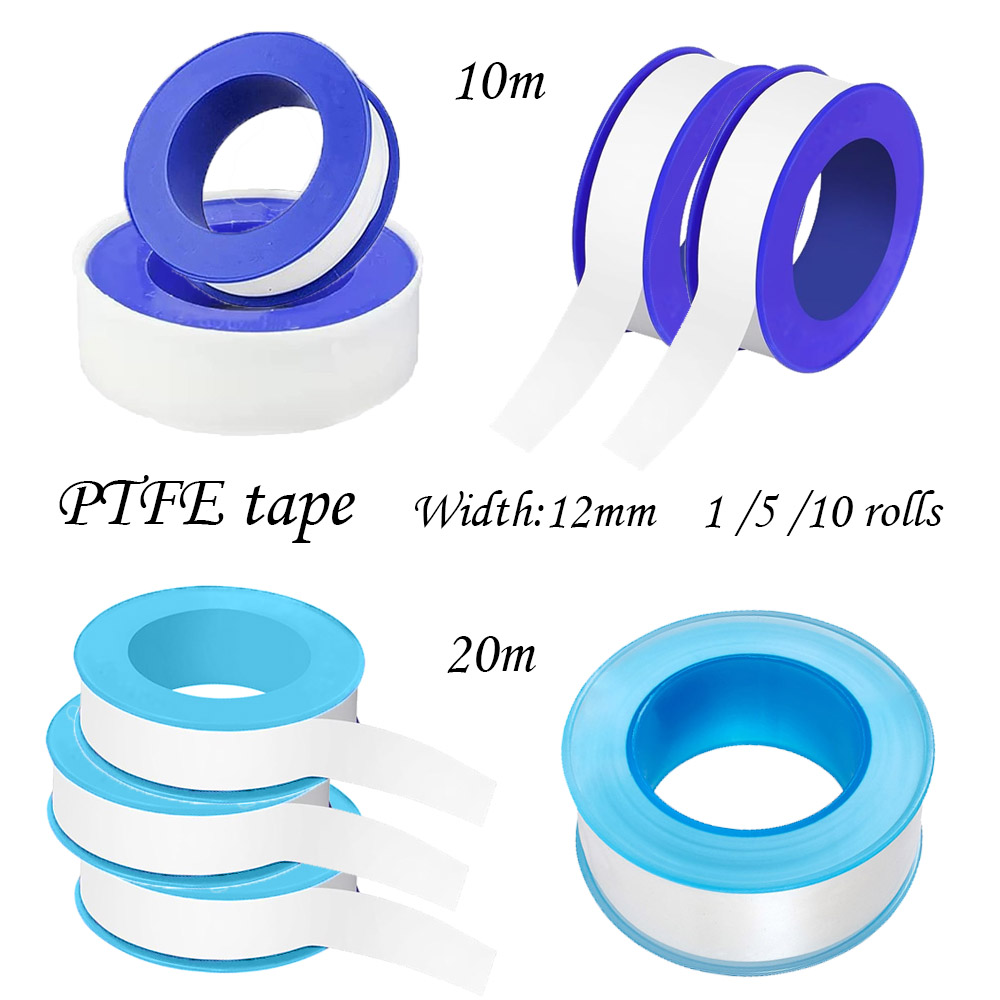Plumbing Tape Ptfe - 1-10pcs PTFE Plumbers Tape High-Density Pipe