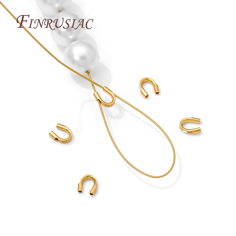 Wire Connector Cap - 18K Gold Plated Protective End Caps