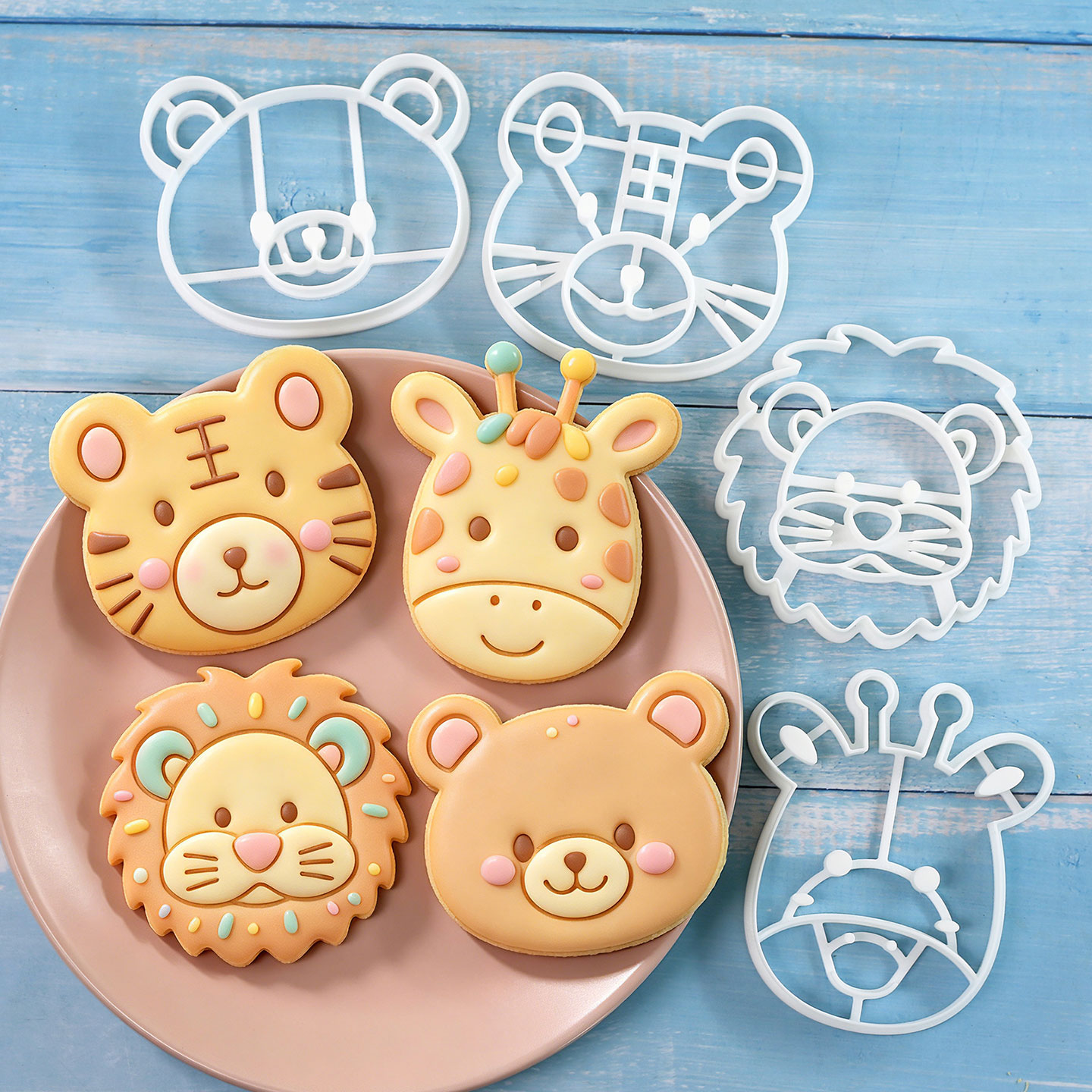Home Improvement Help - 4 Pcs Animal Cookie Cutters Set