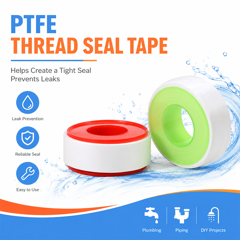 Plumbing Tape Ptfe - 5pcs Premium Wide Length PTFE Seal