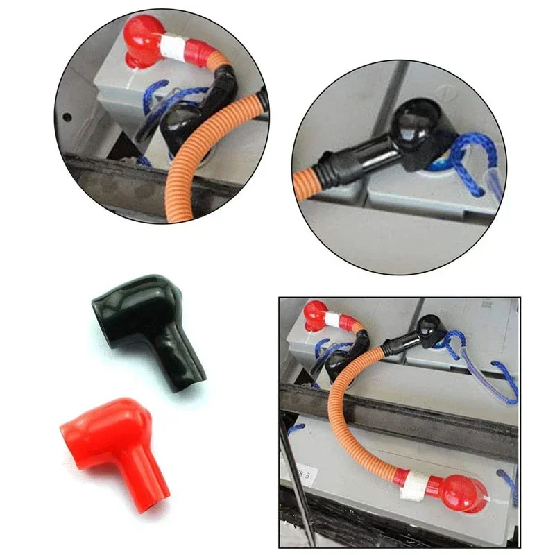 Wire Connector Cap - 8Pcs Car Battery Insulating Cover Red