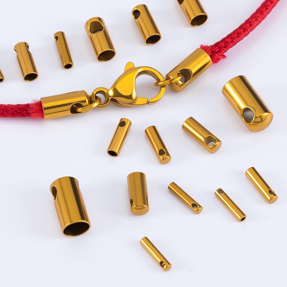 Wire Connector Cap - 20pcs No Fade Stainless Steel End