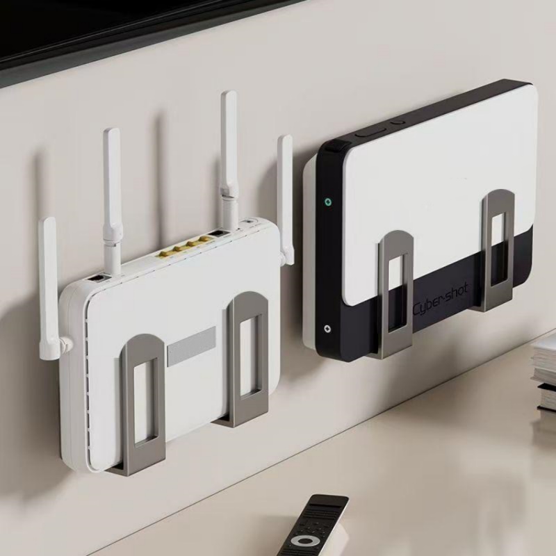 Home Improvement Help - 2pcs Home Router Storage Box Wall