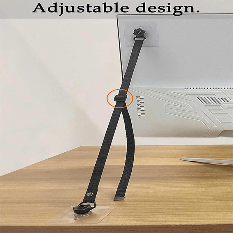 2 Pack Adjustable TV Safety St - Wall Anchor Plastic ulasan dan harga