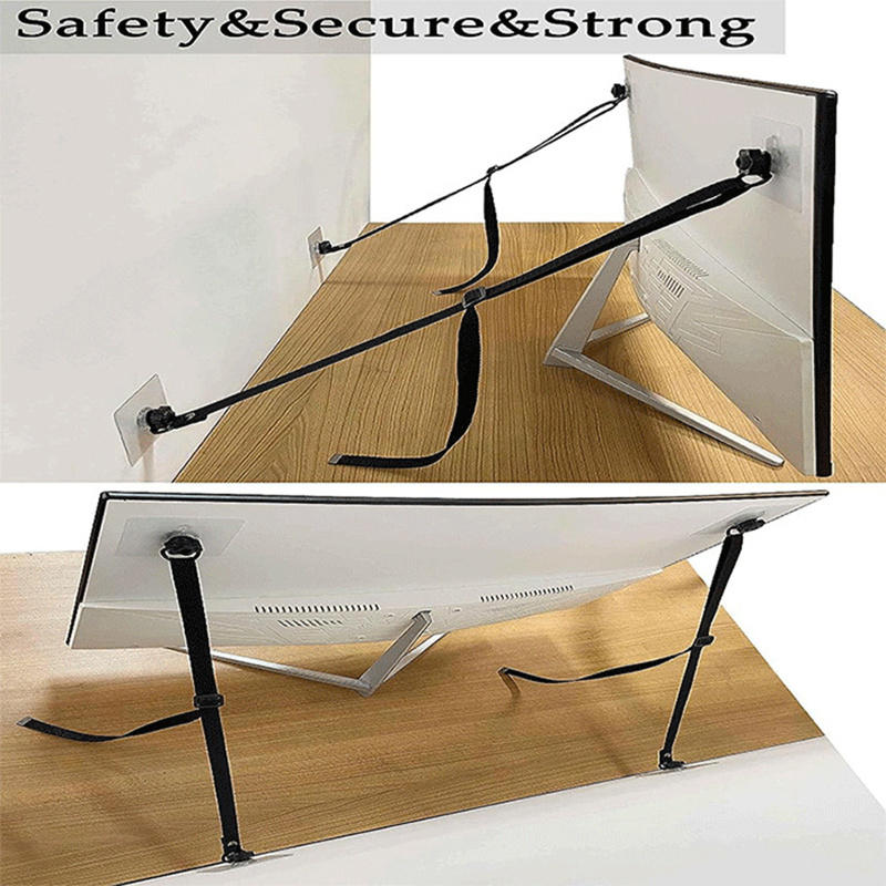 2 Pack Adjustable TV Safety St - Wall Anchor Plastic ulasan dan harga