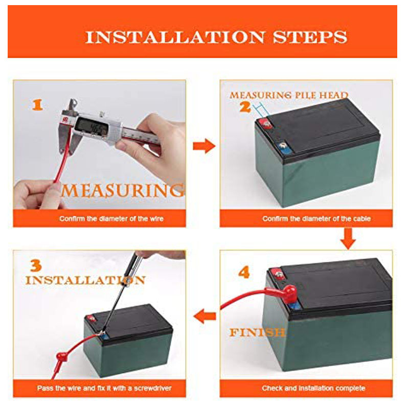 Battery Terminal Boots Insulat - Wire Connector Cap ulasan dan harga