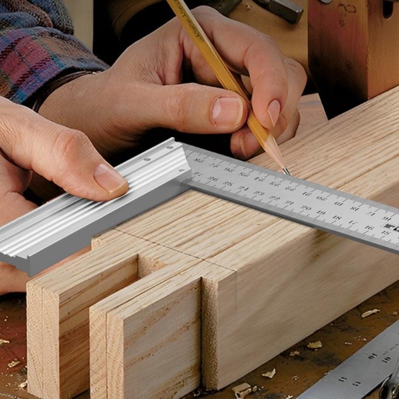 A2BE Aluminum Square Ruler For - Home Improvement Mark ulasan dan harga
