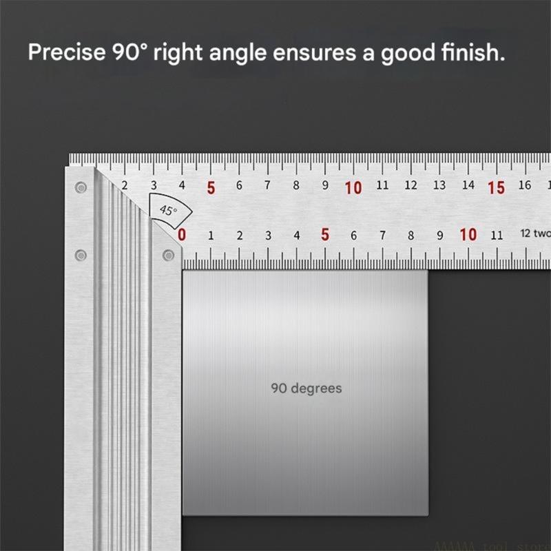 A2BE Aluminum Square Ruler For - Home Improvement Mark ulasan dan harga