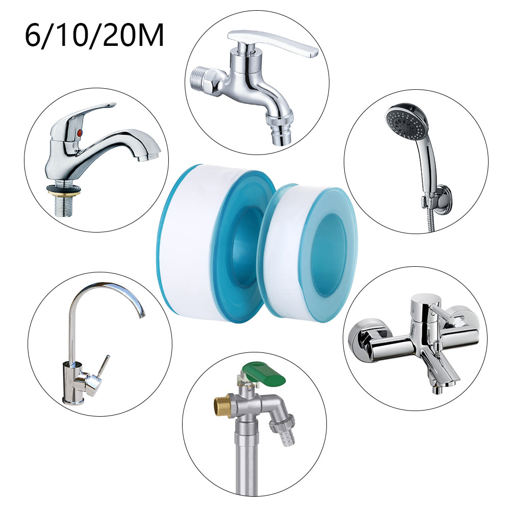 5 Rolls/Pack PTFE Plumbing Thr - Plumbing Tape Ptfe ulasan dan harga