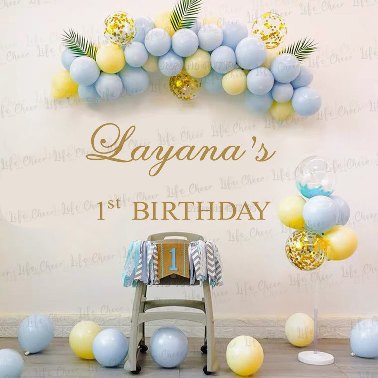 Birthday Party Vinyl Wall Deca - Vinyl Floor Plank ulasan dan harga