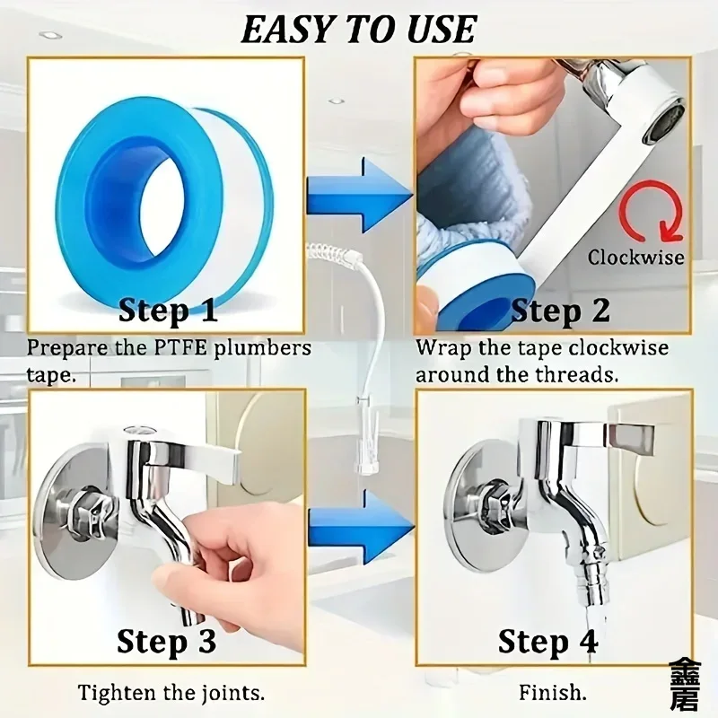 10 PCS Seal Tape Thread Seal W - Plumbing Tape Ptfe ulasan dan harga