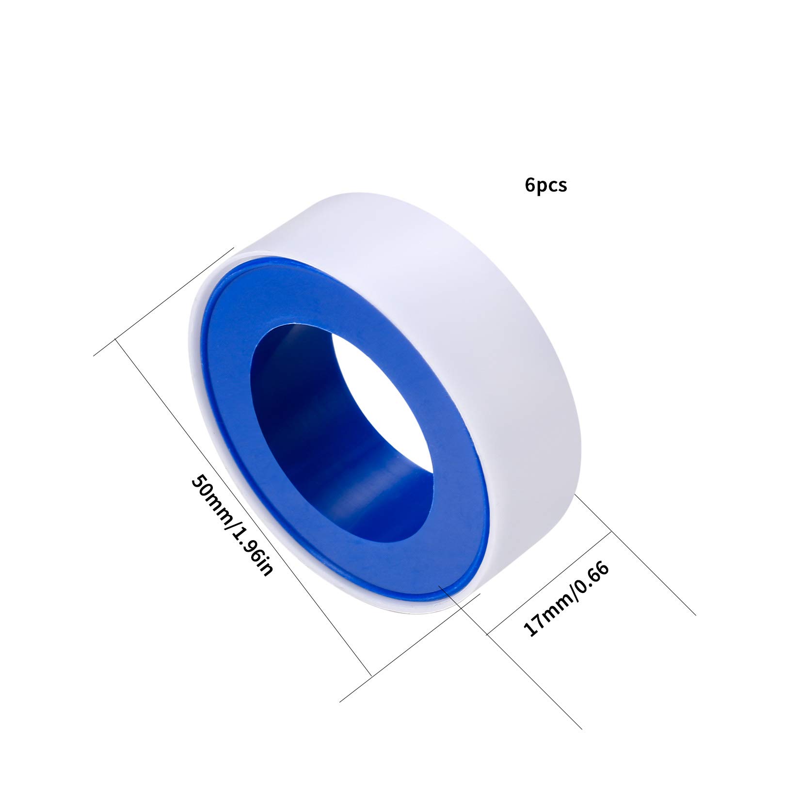 12 Rolls Xiaomoyu PTFE Tape -  - Plumbing Tape Ptfe ulasan dan harga