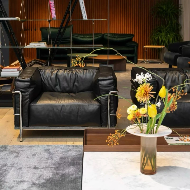 #Service Black Luxury Sofa Lea - Home Improvement And Services ulasan dan harga