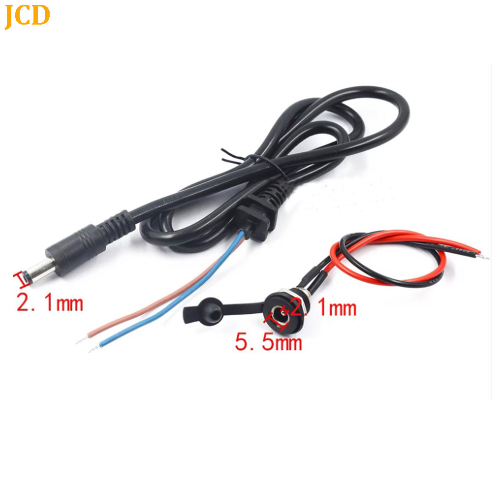 1PC DC Power Male Female Jack  - Wire Connector Cap ulasan dan harga