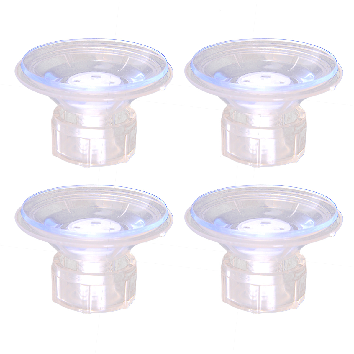 4 Pcs Clear Plastic Suction Cu - Wall Anchor Plastic ulasan dan harga