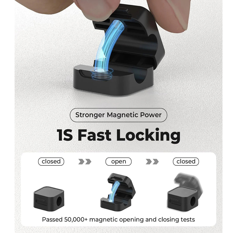 ​Magnetic Cable Clips Adjustab - Wall Anchor Plastic ulasan dan harga