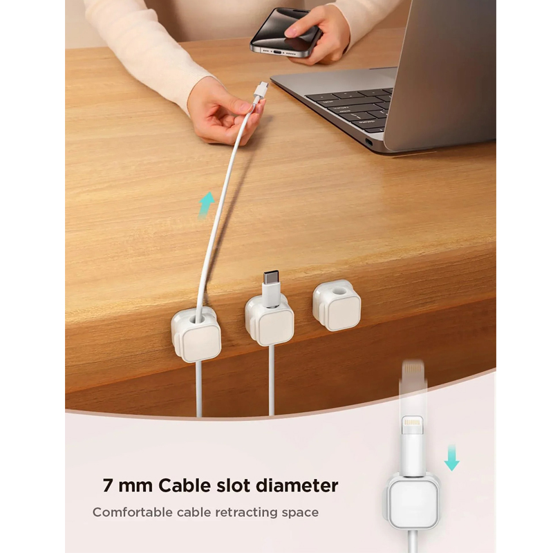 ​Magnetic Cable Clips Adjustab - Wall Anchor Plastic ulasan dan harga