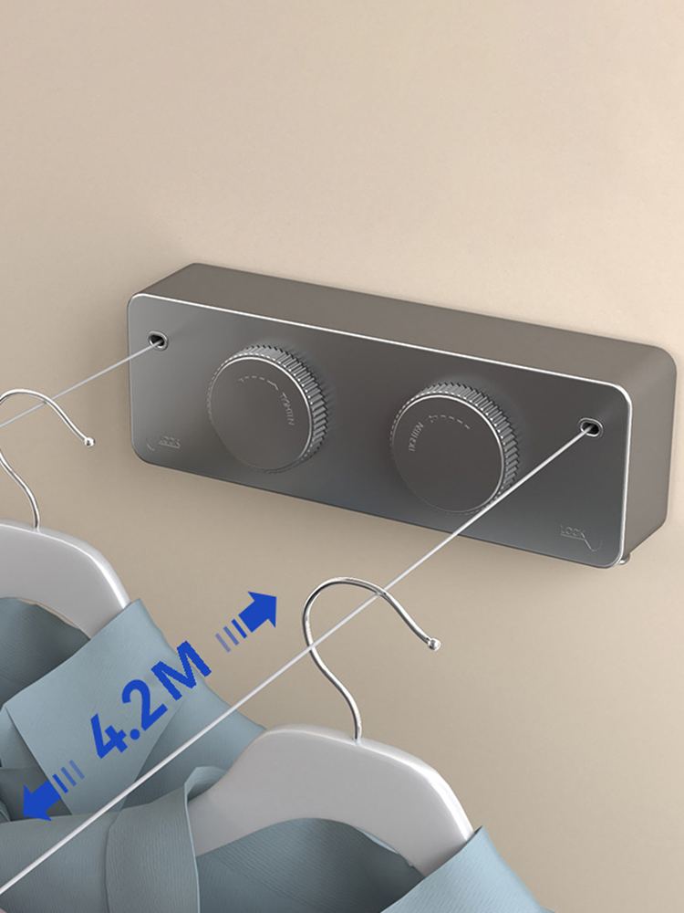 Retractable Clothesline Collec - Wall Anchor Plastic ulasan dan harga