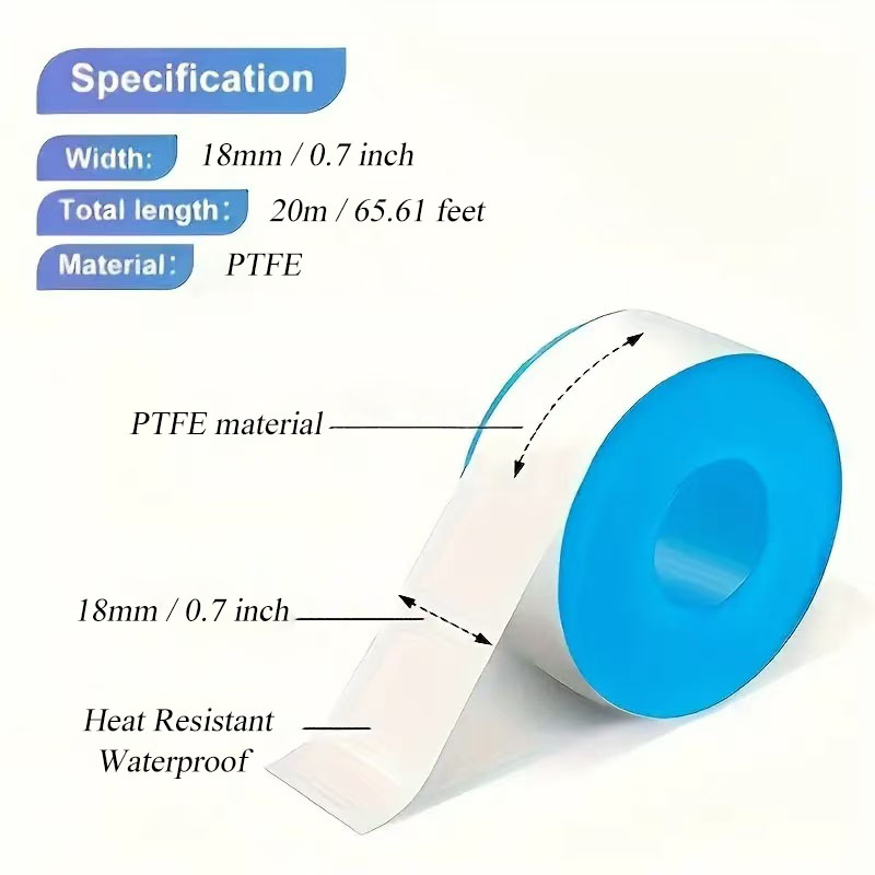2/5 Pcs 17mm X 20M Faucet Seal - Plumbing Tape Ptfe ulasan dan harga