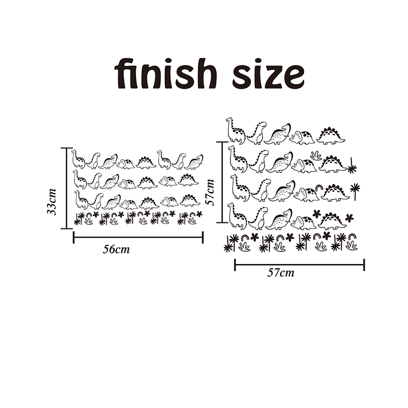 Geometric Dinosaur Tree Rainbo - Vinyl Floor Plank ulasan dan harga