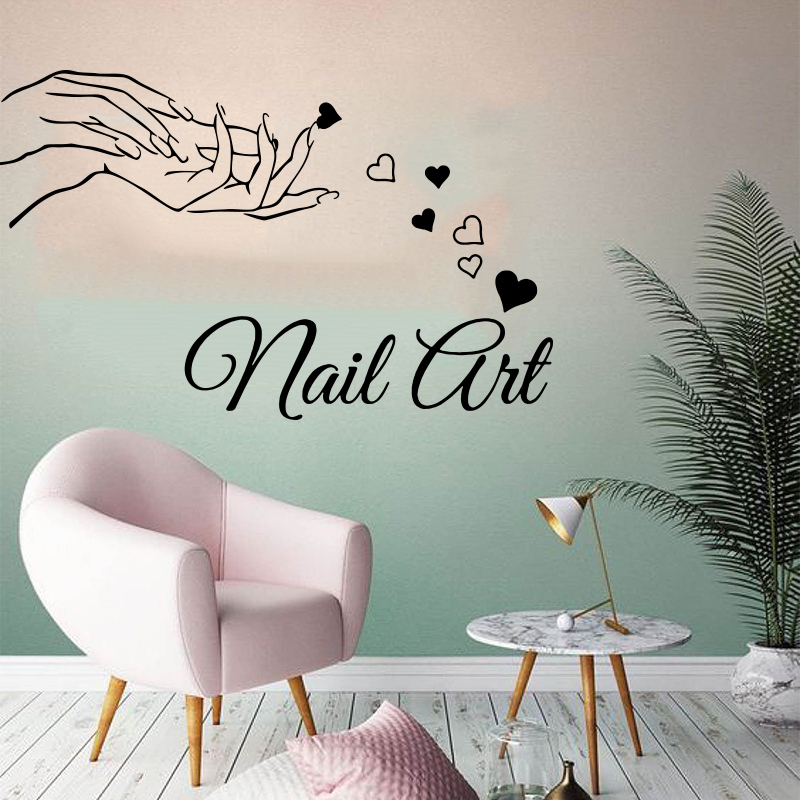 Beauty Nail Salon Girl Hand Wa - Vinyl Floor Plank ulasan dan harga
