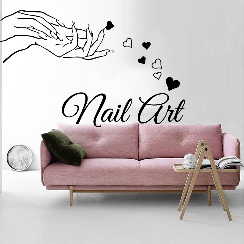 Beauty Nail Salon Girl Hand Wa - Vinyl Floor Plank ulasan dan harga