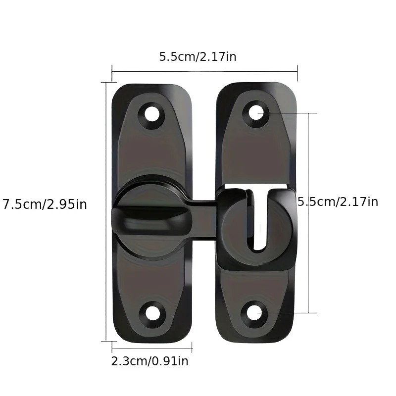90/180 Degree Flip Door Lock A - Home Improvement And Services ulasan dan harga
