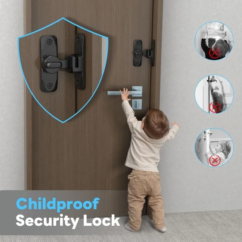 90/180 Degree Flip Door Lock A - Home Improvement And Services ulasan dan harga