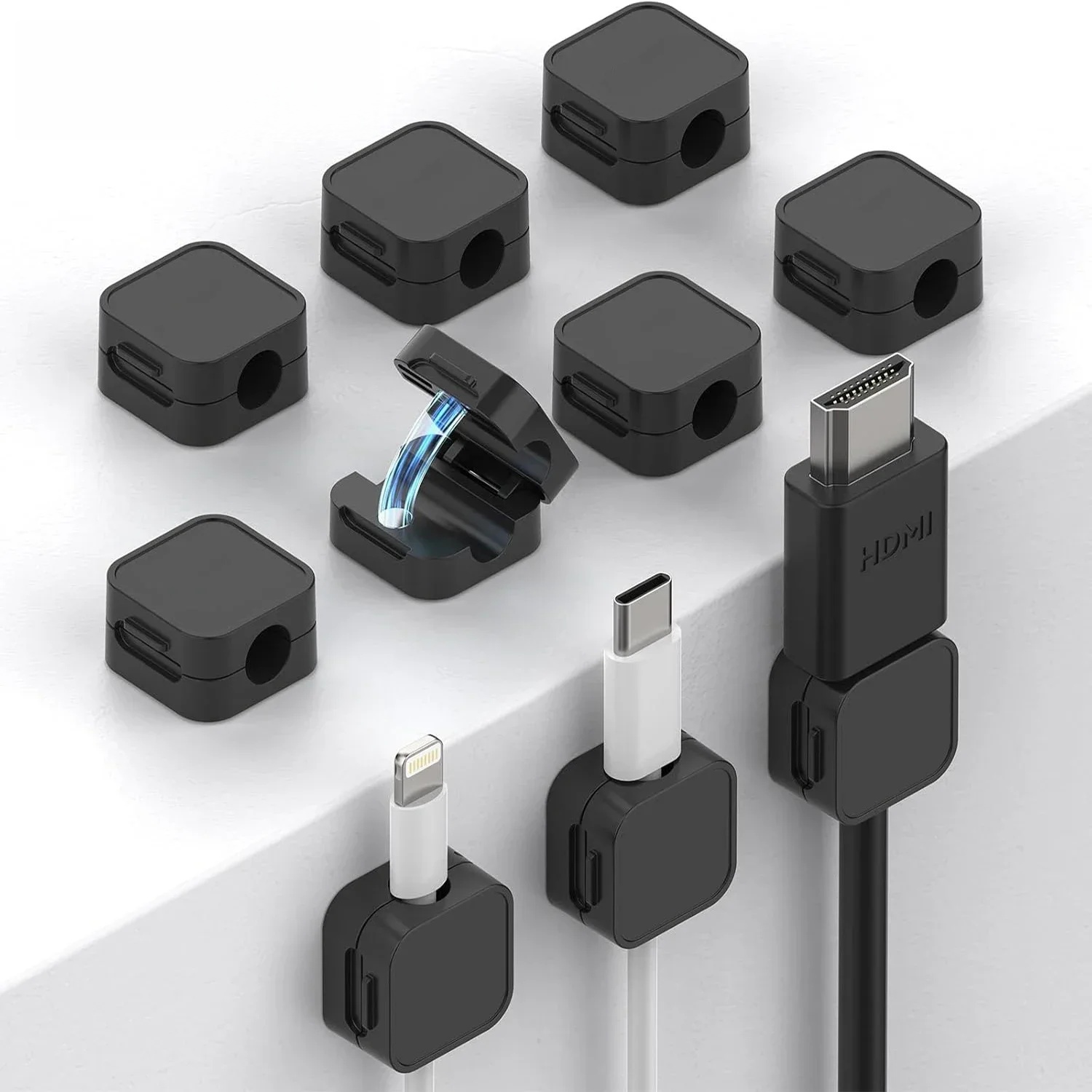 ​Magnetic Cable Clips Adjustab - Wall Anchor Plastic ulasan dan harga