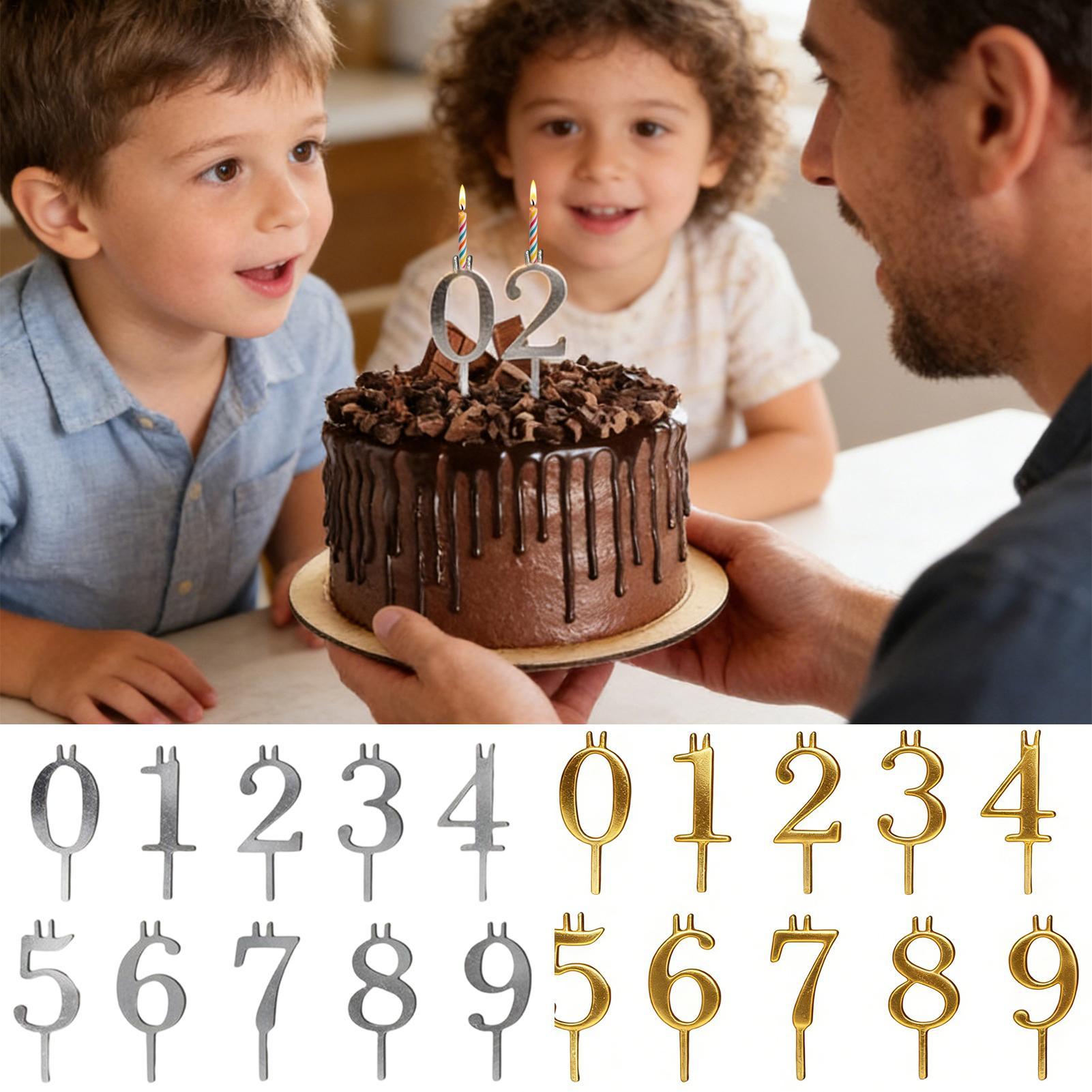 10pcs 0-9 Number Cake Toppers  - Home Improvement Help ulasan dan harga