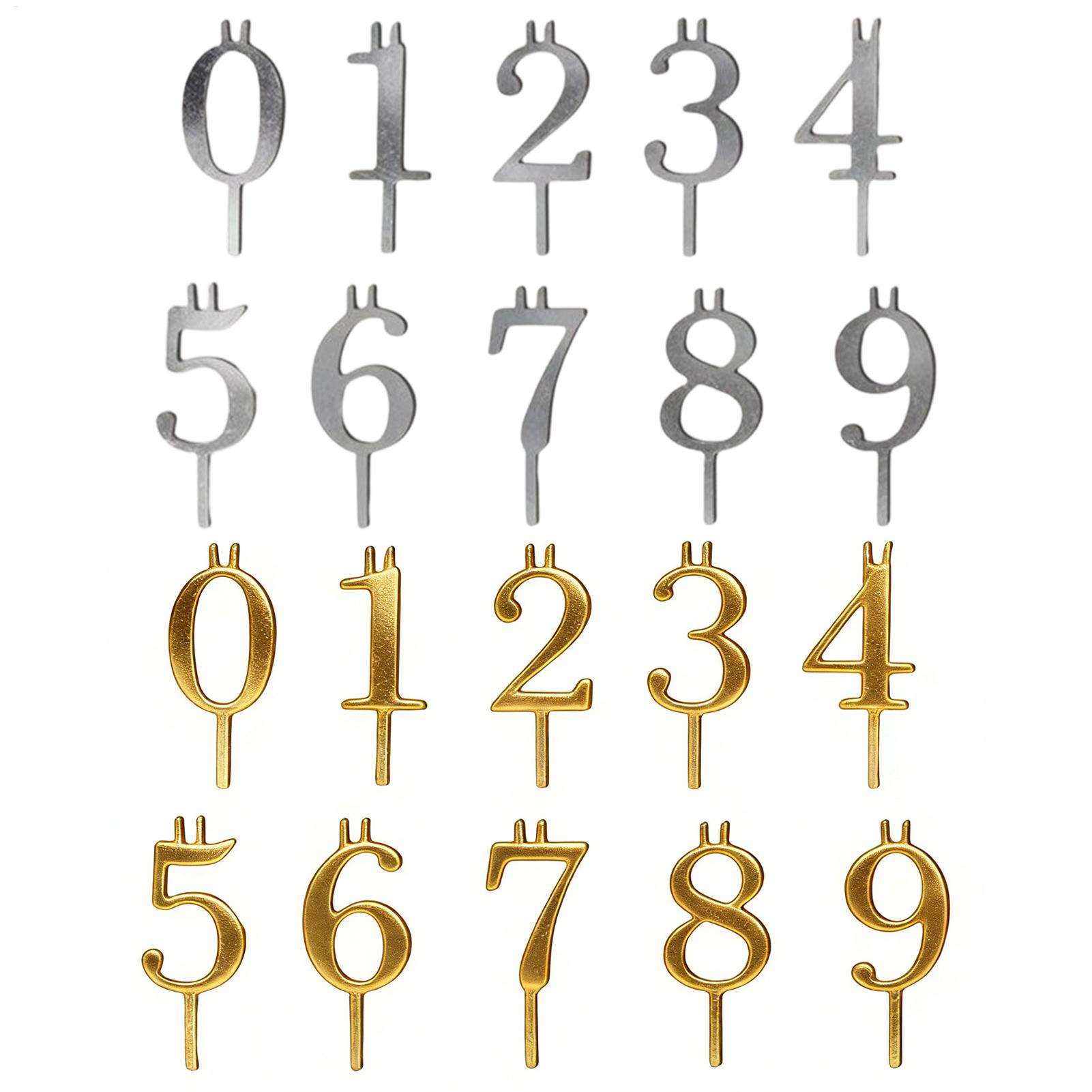 10pcs 0-9 Number Cake Toppers  - Home Improvement Help ulasan dan harga