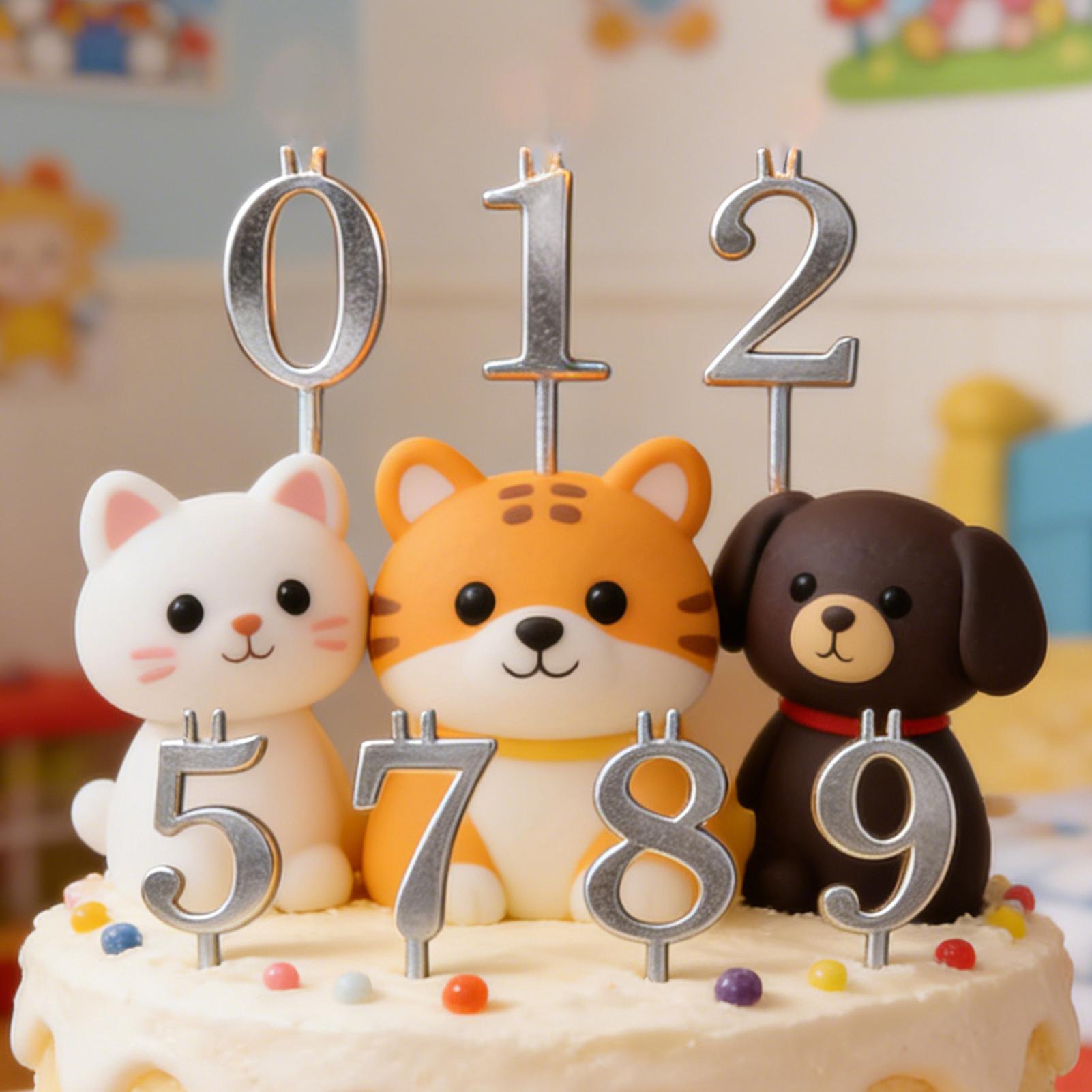 10pcs 0-9 Number Cake Toppers  - Home Improvement Help ulasan dan harga